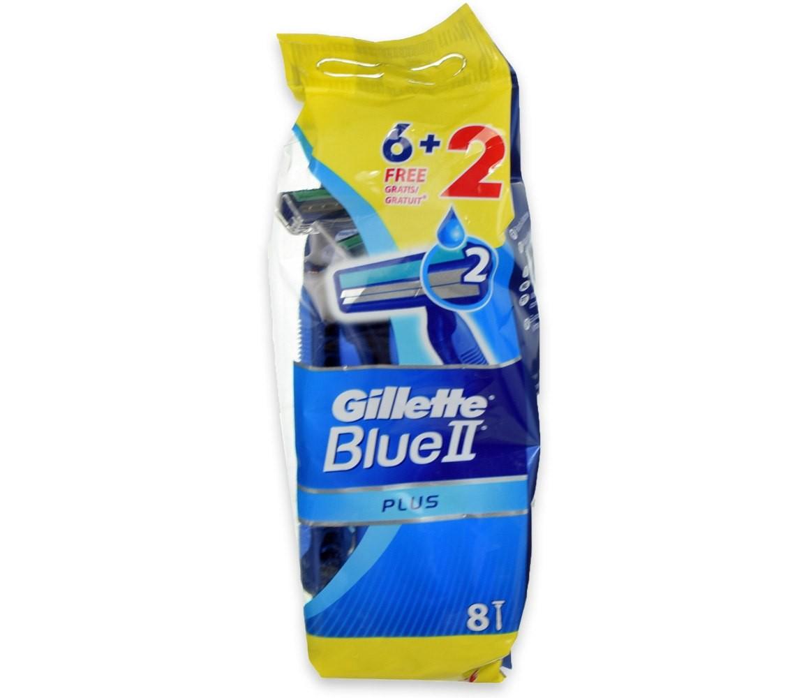 Gillette blue ii  plus 6 + 2