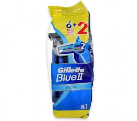 Gillette blue ii  plus 6 + 2