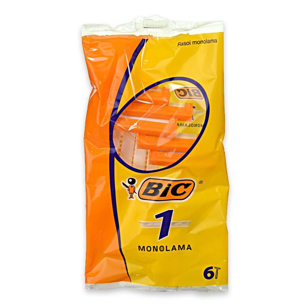 Bic rasoio monolama pochettes  6 pz