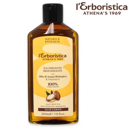 L'erboristica olio corpo illumina & rigenera argan 200 ml