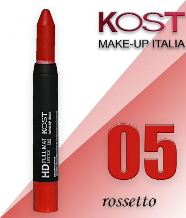 Hd full mat lipstick kost 05