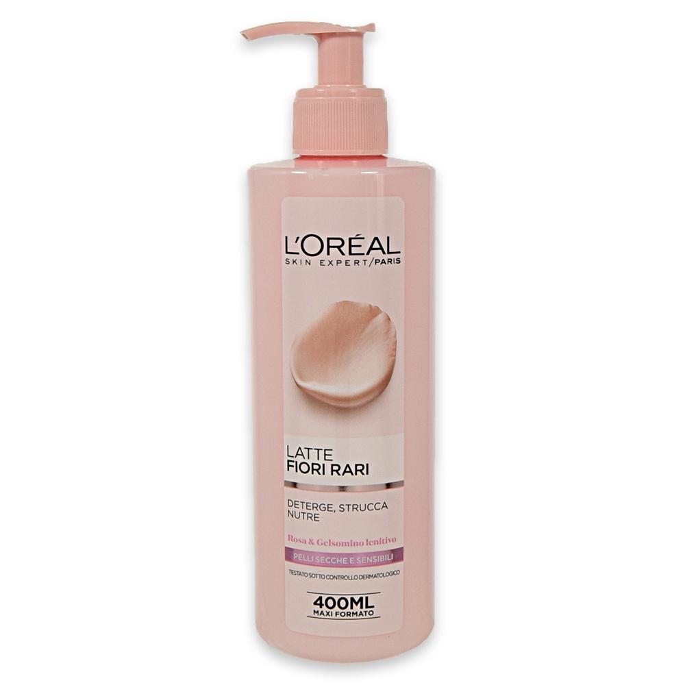 L'oreal  dermo exp. fiori rari latte struccante 400 ml
