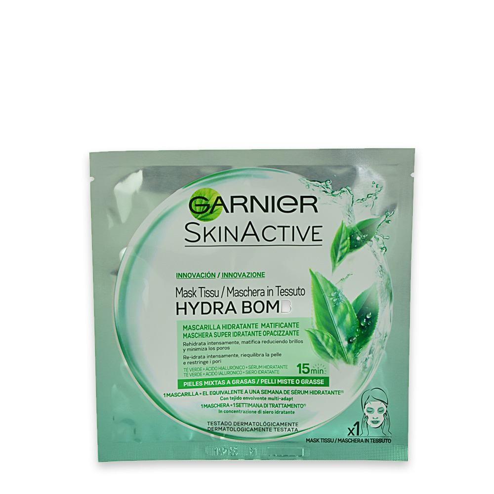 Garnier skin active maschera in tessuto hydra bomb 35 gr riequilibrante