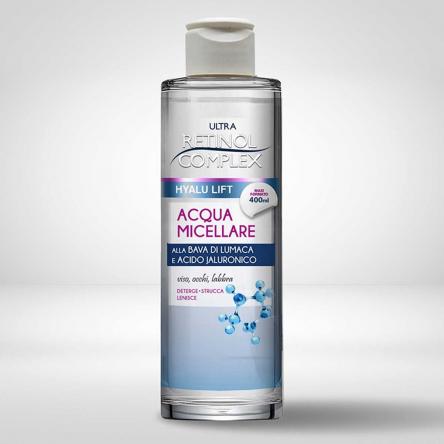 Retinol complex acqua micellare 400 ml bava di lumaca