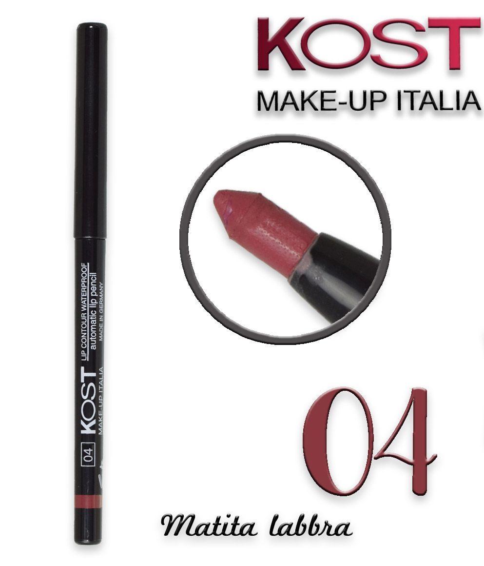 Matita labbra automatica lip contour waterproof kost 04