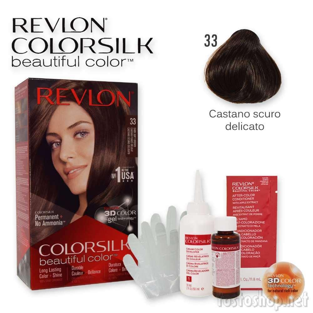 Revlon colorsilk n° 33 castano scuro delicato