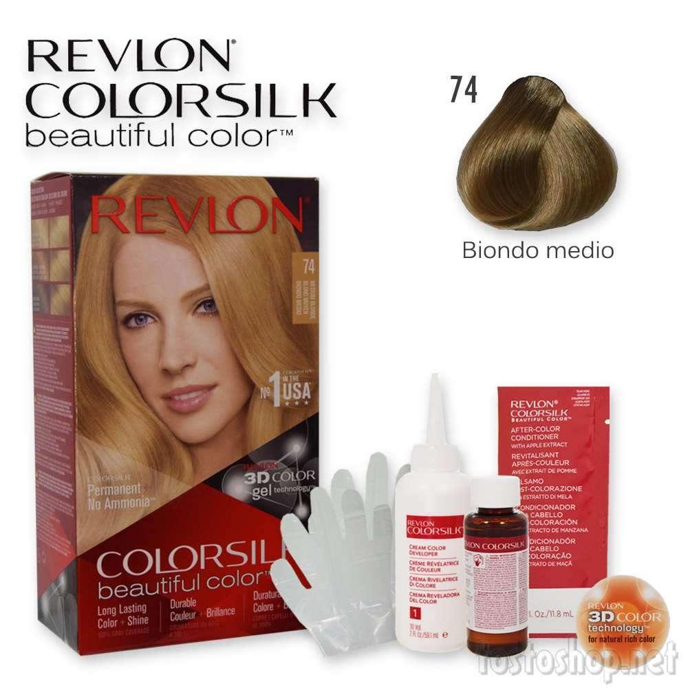 Revlon colorsilk n° 74 biondo medio