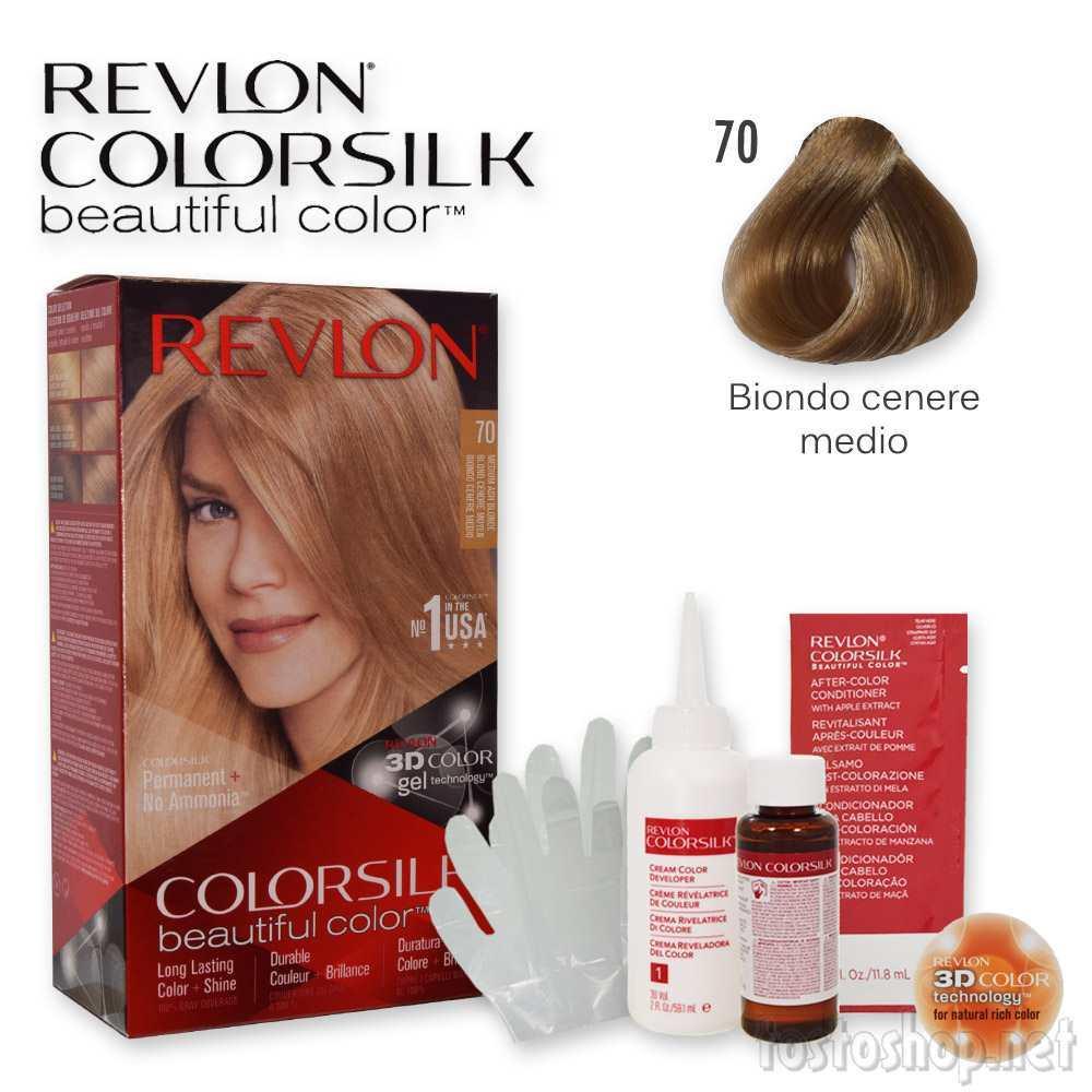Revlon colorsilk n° 70 biondo cenere medio