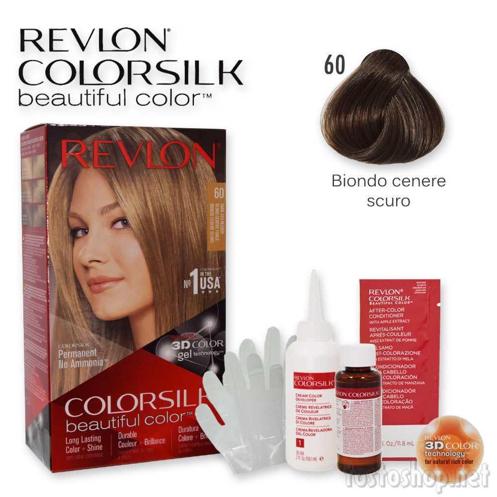 Revlon colorsilk n° 60 biondo cenere scuro