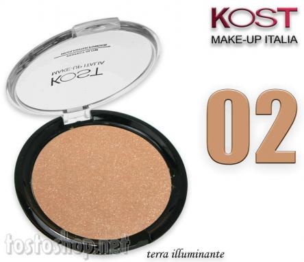 Polvere compatta perfect glow highlighter kost 02