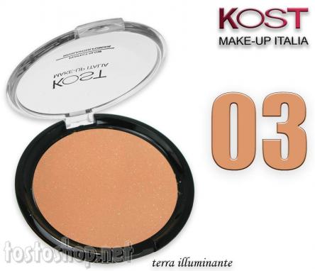 Polvere compatta perfect glow highlighter kost 03