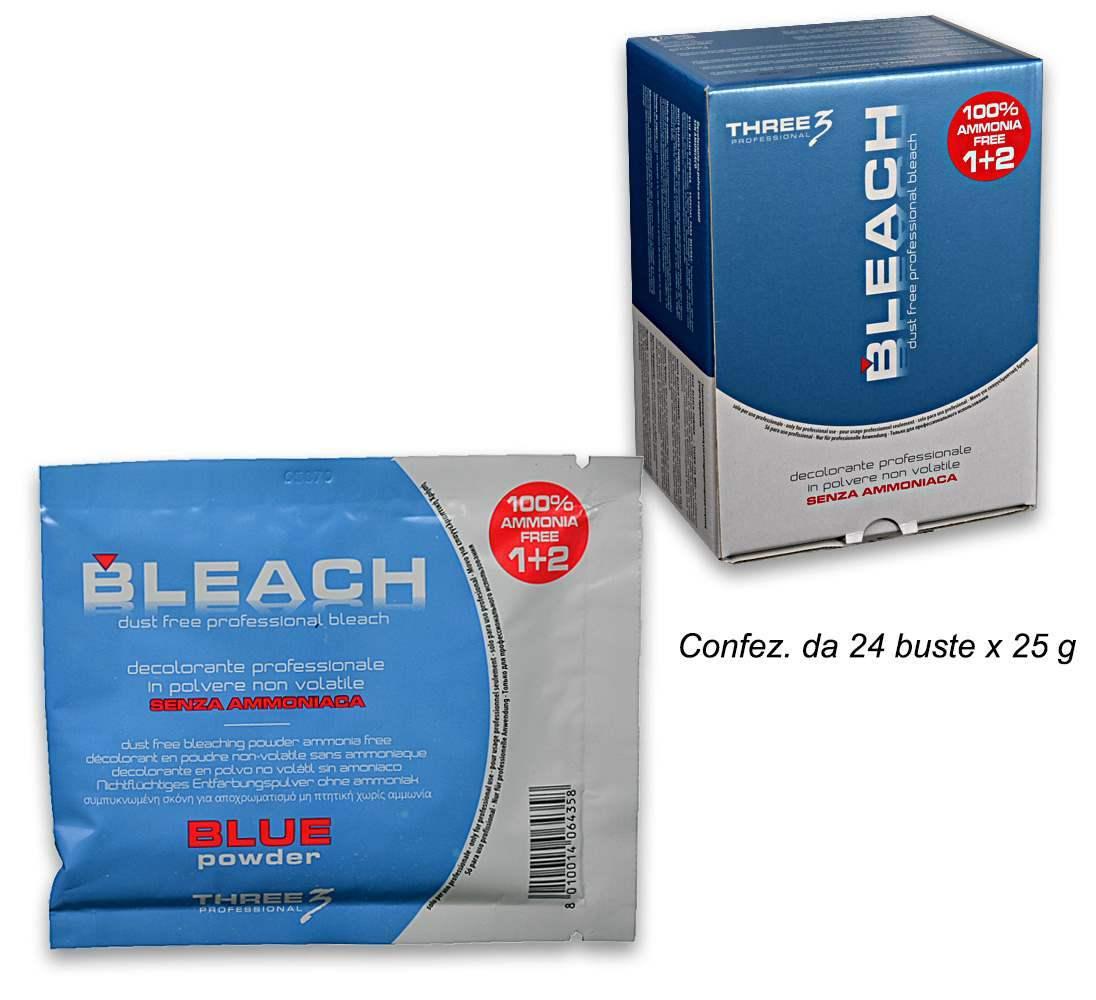 Bleach blue 24 bustine da 25 gr decolorante in polvere senza ammoniaca