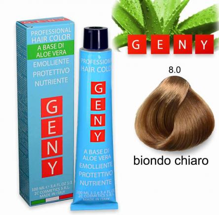 Geny professional tintura 100 ml biondo chiaro 8.0
