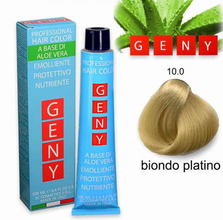 Geny professional tintura 100 ml biondo platino 10.0