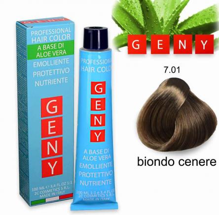 Geny professional tintura 100 ml biondo cenere  7.01