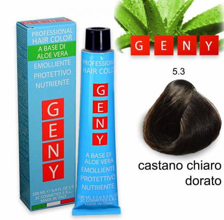 Geny professional tintura 100 ml castano chiaro dorato 5.3