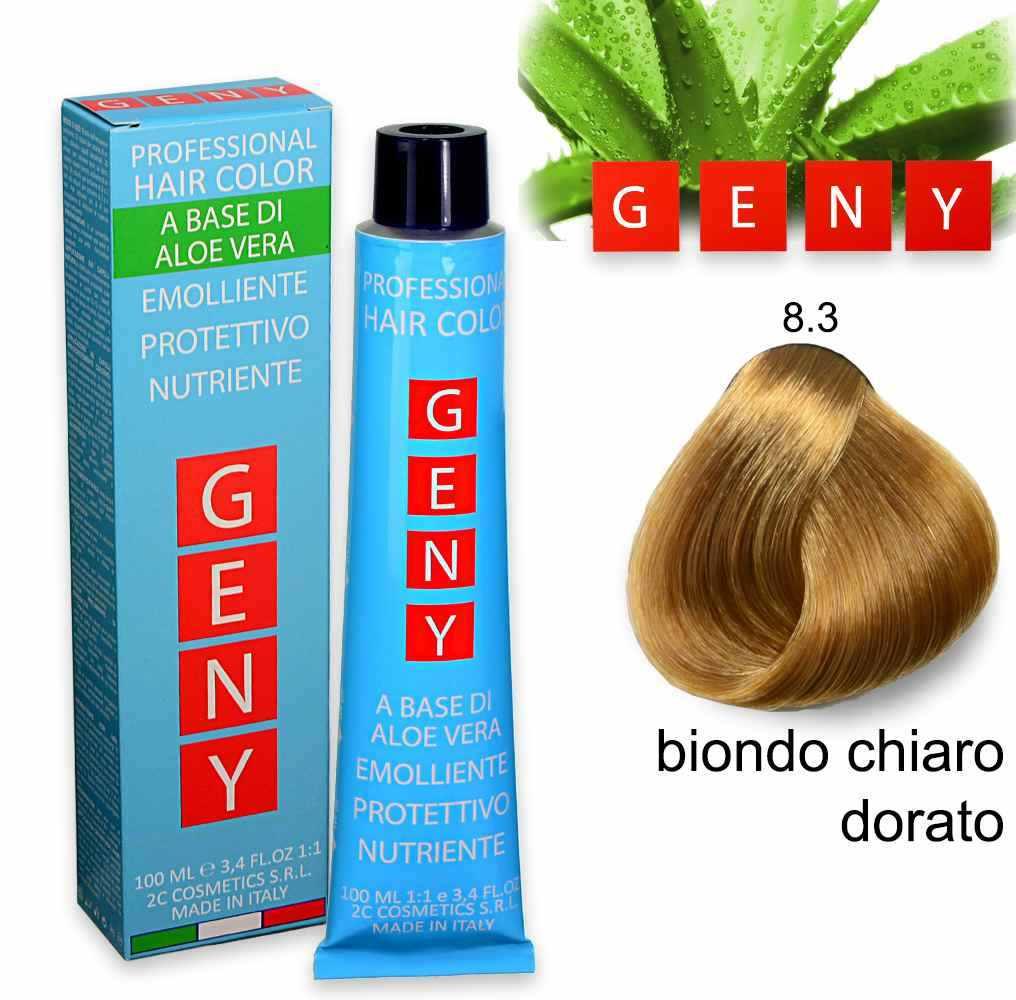 Geny professional tintura 100 ml biondo chiaro dorato 8.3