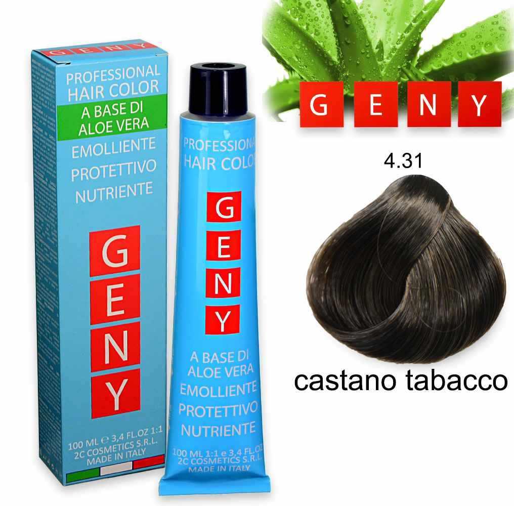 Geny professional tintura 100 ml castano tabacco 4.31
