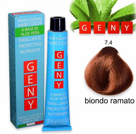 Geny professional tintura 100 ml biondo ramato 7.4