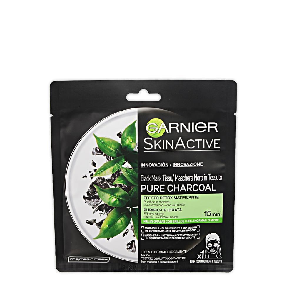 Garnier skin active maschera in tessuto pure charcoal