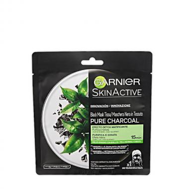 Garnier skin active maschera in tessuto pure charcoal