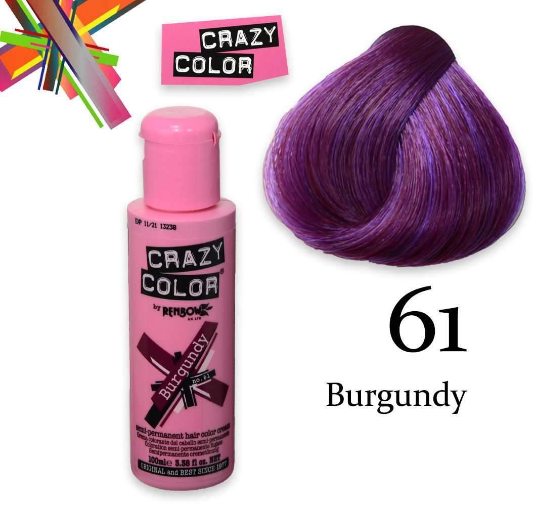 Crazy color semipermanente 100 ml burgundy