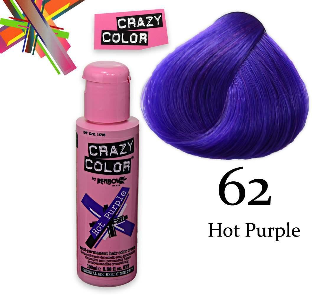 Crazy color semipermanente 100 ml hot purple