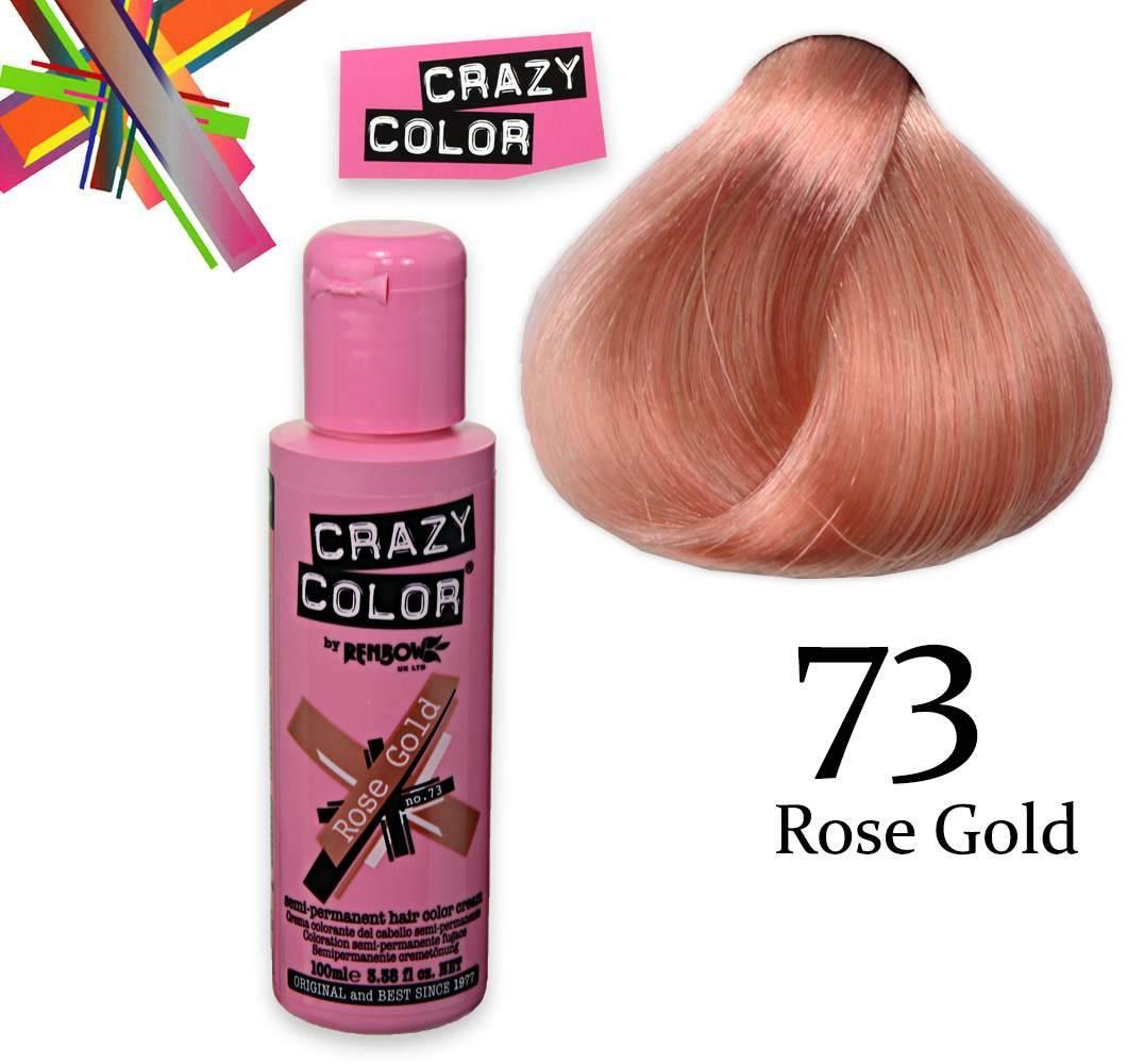 Crazy color semipermanente 100 ml rose gold