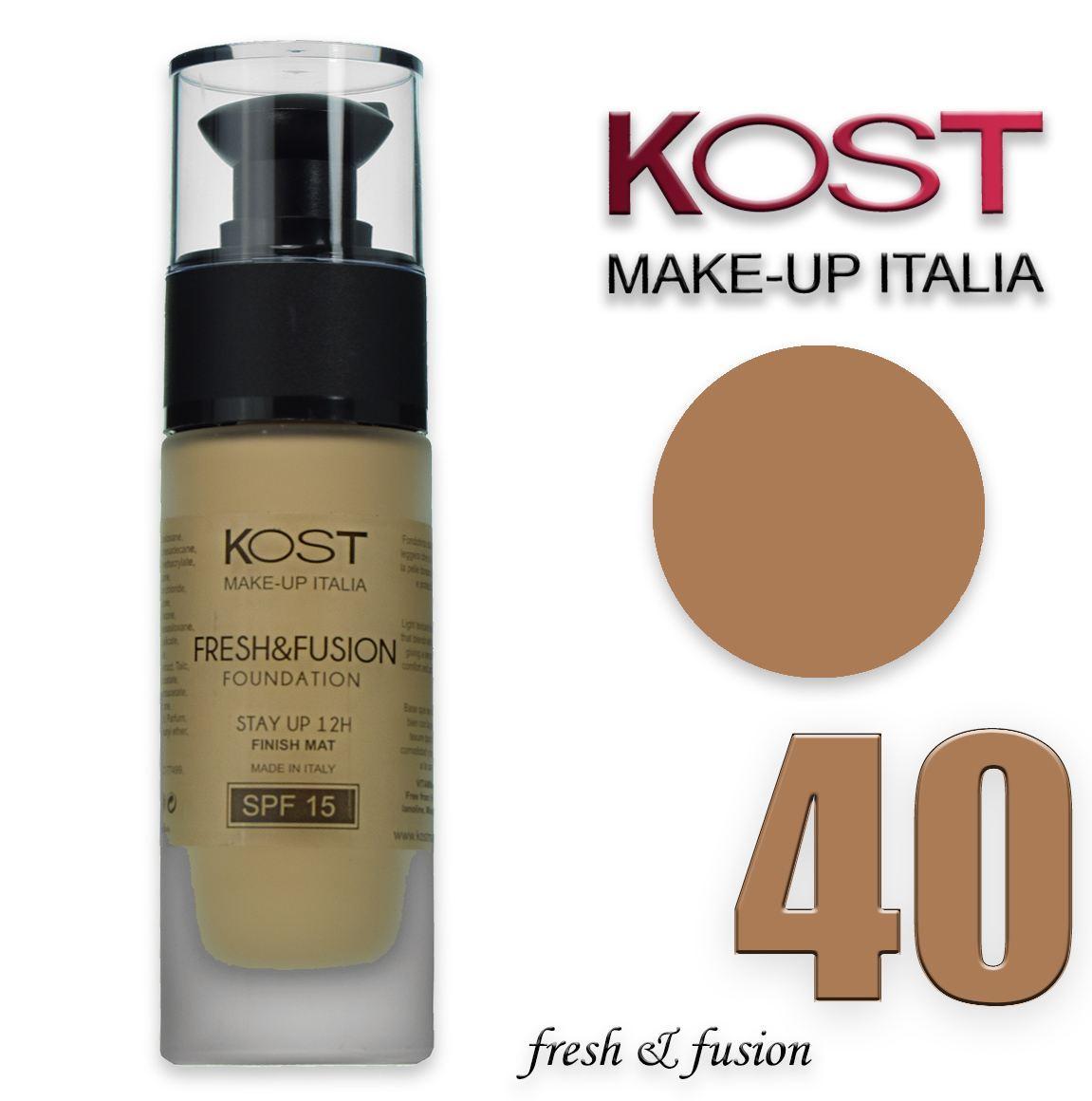 Fondotinta fresh & fusion kost 40