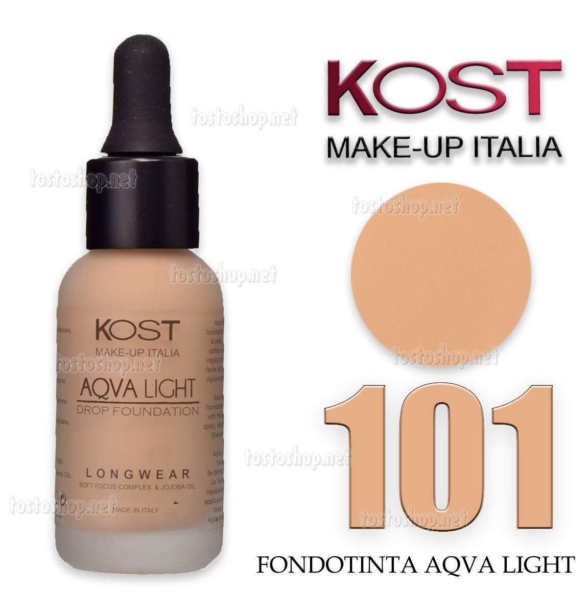 Fondotinta in drop aqvalight kost 101