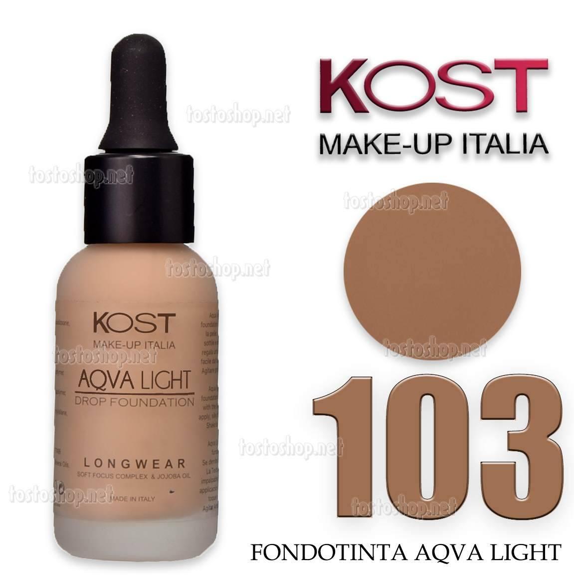 Fondotinta in drop aqvalight kost 103