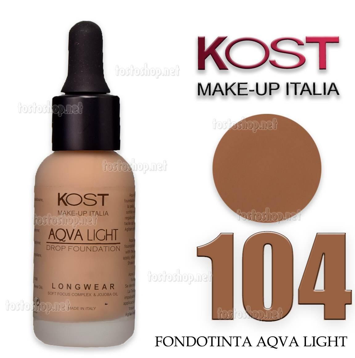 Fondotinta in drop aqvalight kost 104