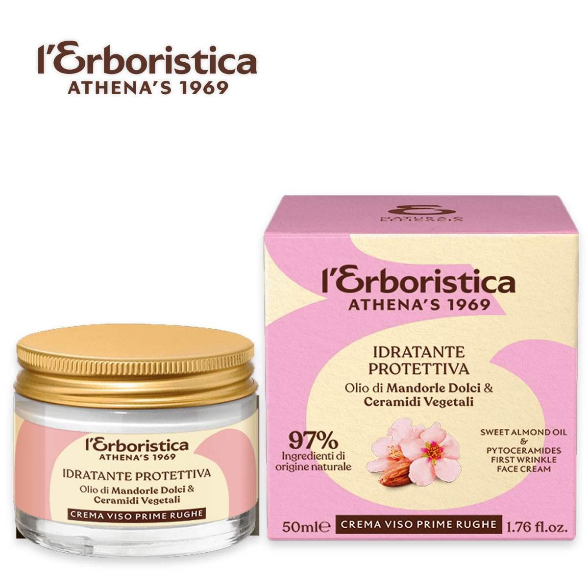L'erboristica crema 50 ml viso prime rughe olio di mandorle