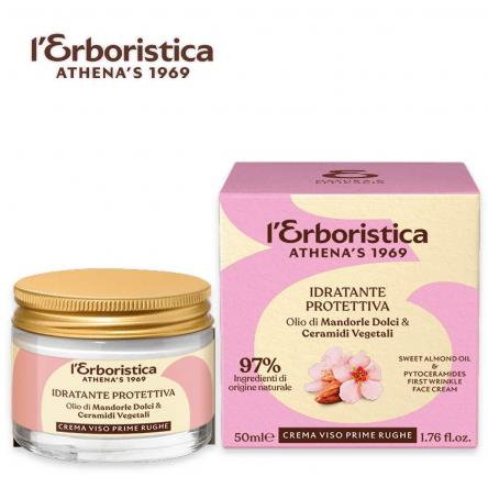 L'erboristica crema 50 ml viso prime rughe olio di mandorle