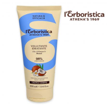 L'erboristica crema corpo 'cocco' tubo 200ml