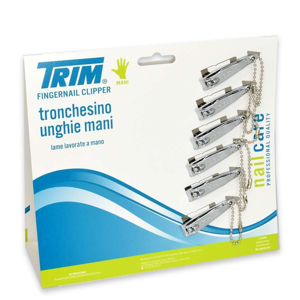 Trim tagliaunghie mani cartella 12 pezzi