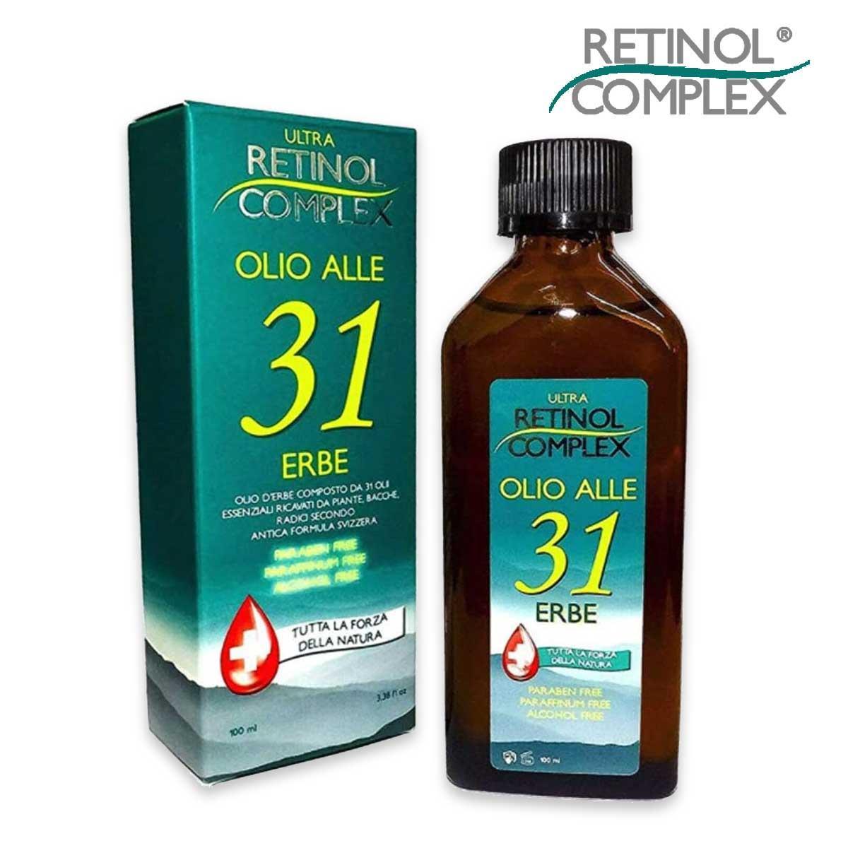 Retinol complex ultra olio alle 31 erbe 100 ml