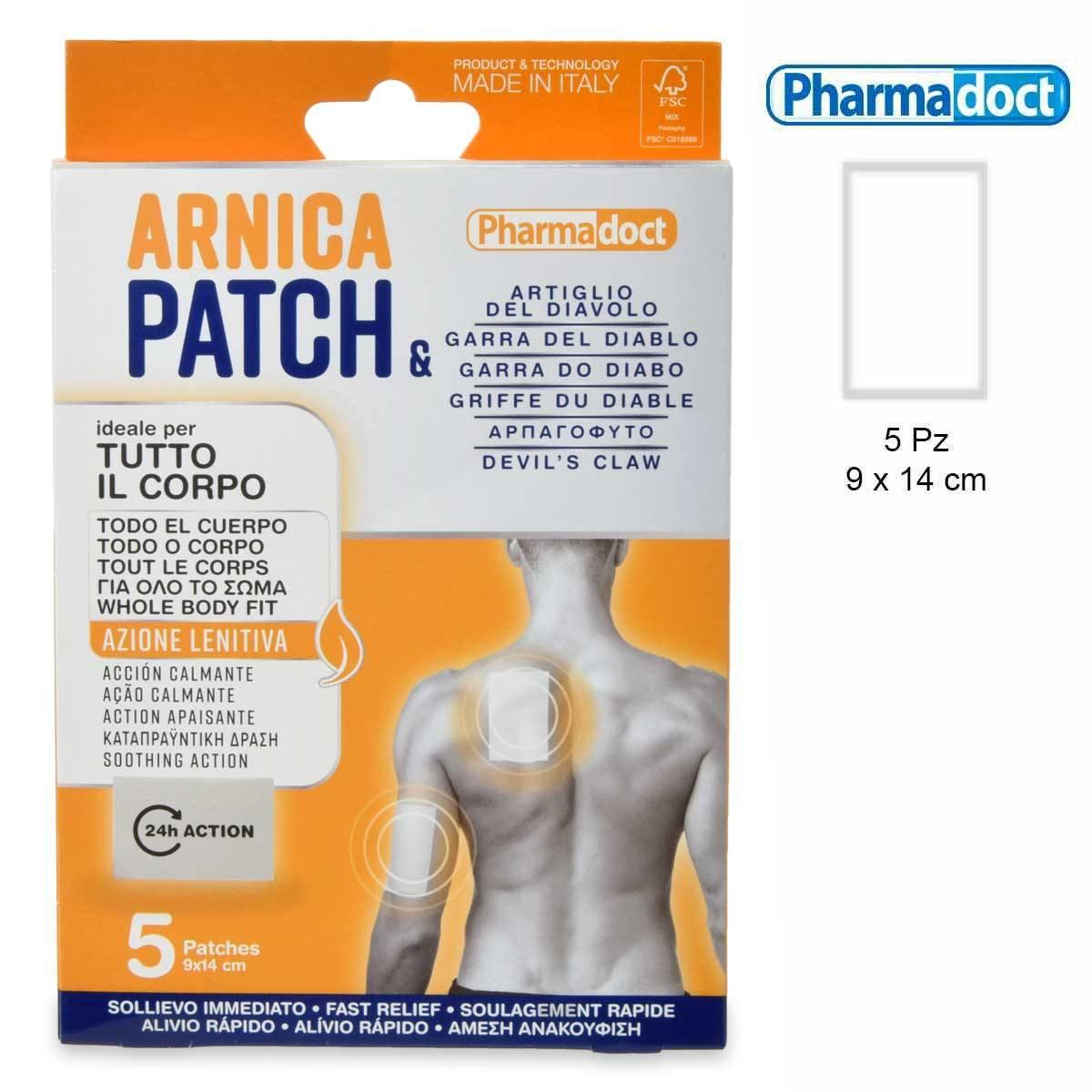 Cerotti stopdol arnica montana & artiglio del diavolo 5 pz 9 x 14 cm