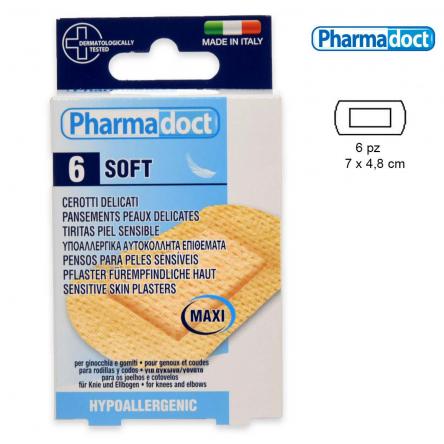 Pharmadoct cerotti tnt gomito/ginocchio 6 pz