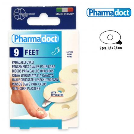 Pharmadoct protettivi paracalli ovali in lattice 9 pz