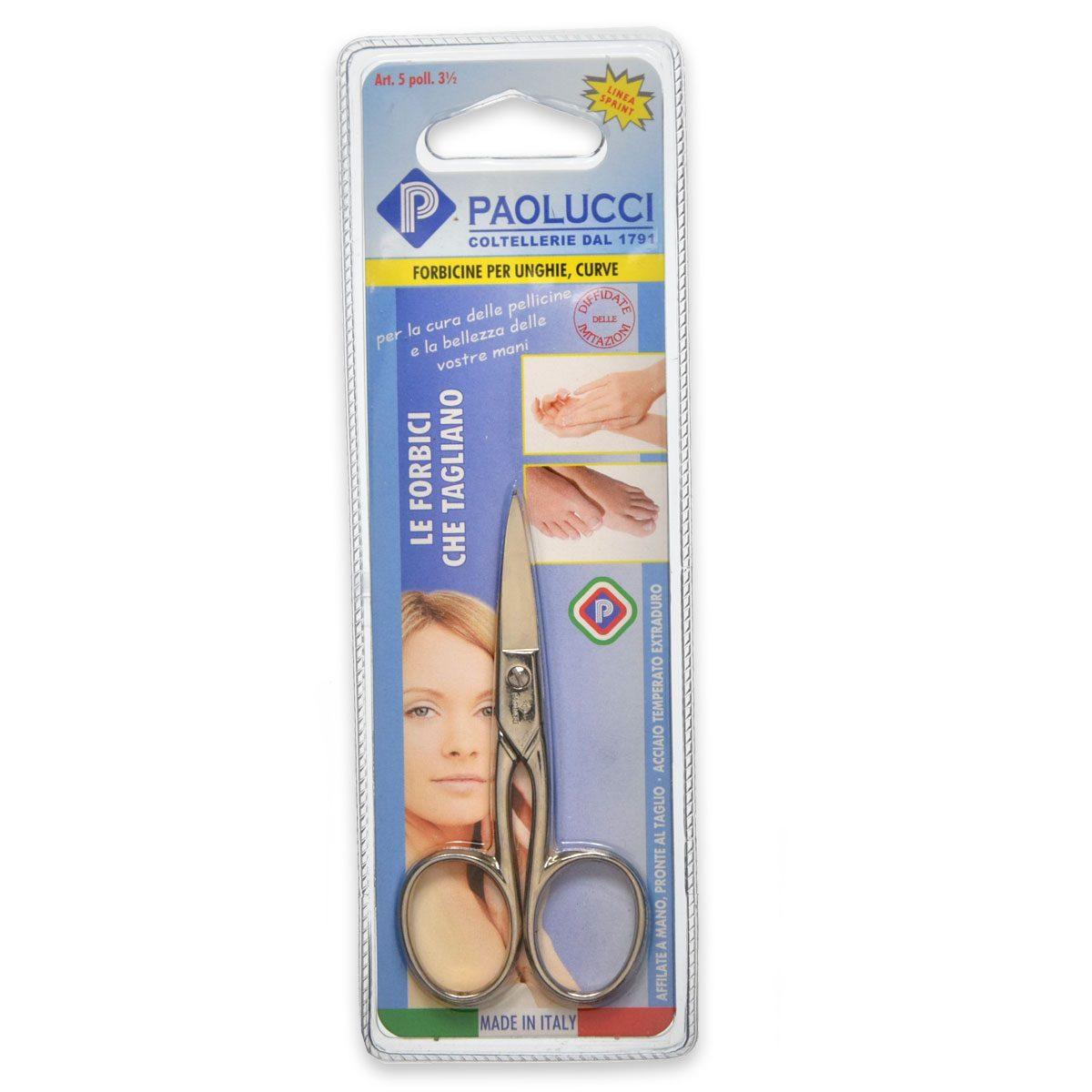 Forbici per unghie curve art. 5  poll. 3½  paolucci