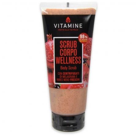 Vitamine scrub corpo con centrifugati di melagrana e ribes nero