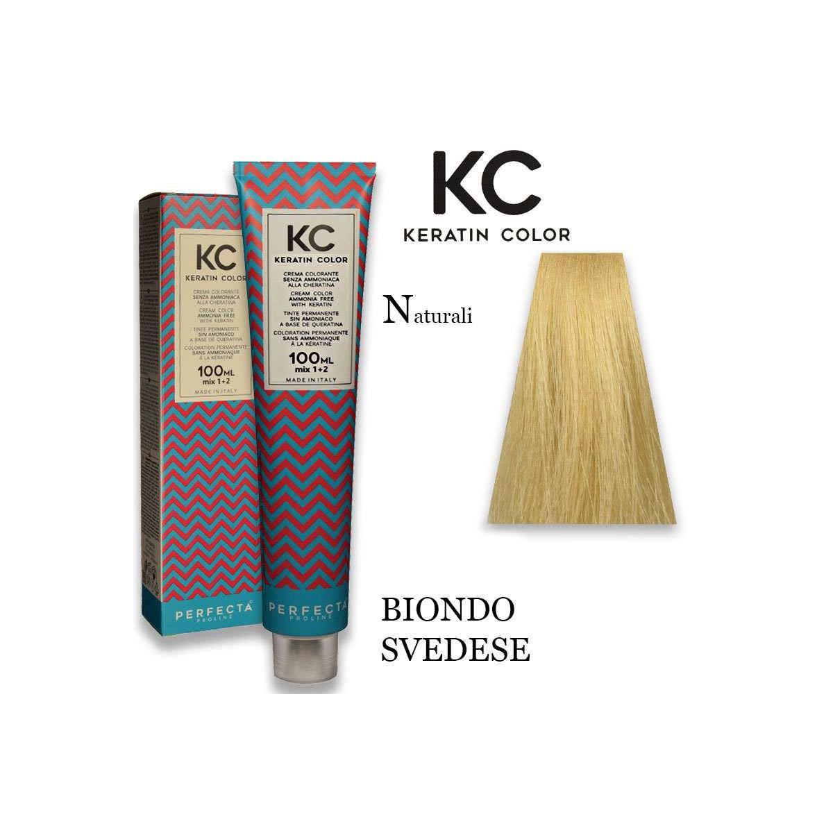 Kc keratin cream color 100 ml 10 biondo svedese
