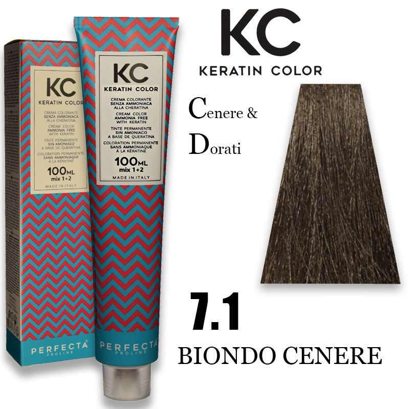 Kc keratin cream color 100 ml 7.1