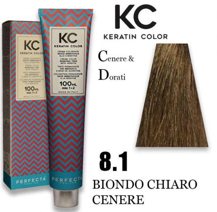 Kc keratin cream color 100 ml 8.1