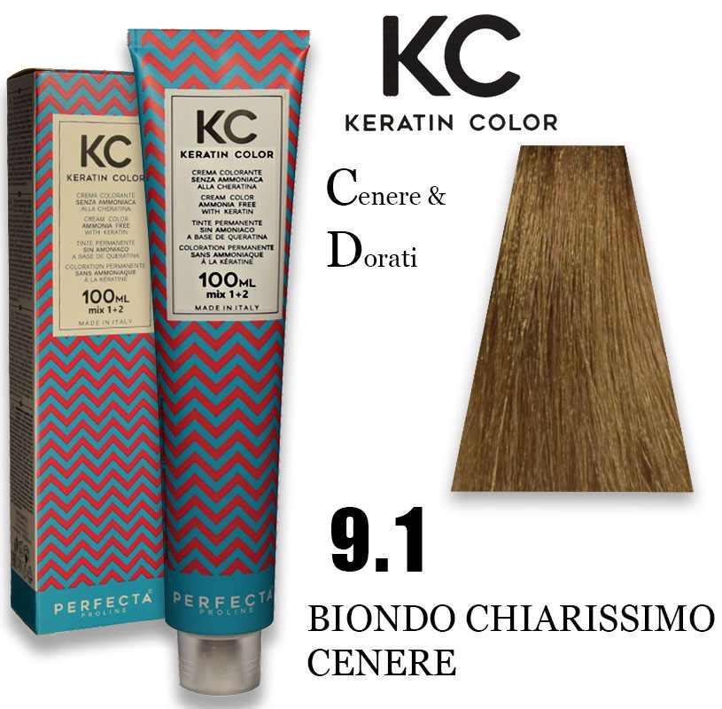 Kc keratin cream color 100 ml 9.1