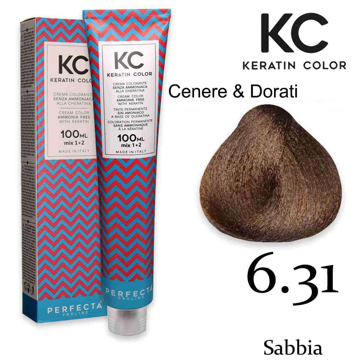 Kc keratin cream color 100 ml 6.31