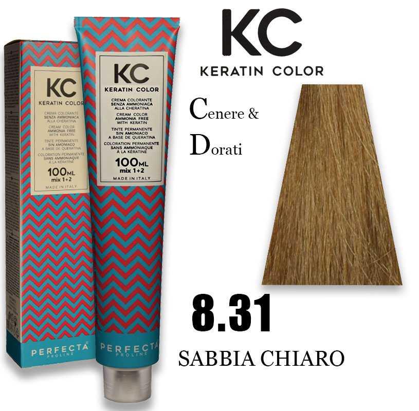 Kc keratin cream color 100 ml 8.31