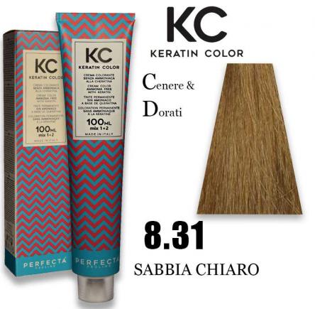 Kc keratin cream color 100 ml 8.31