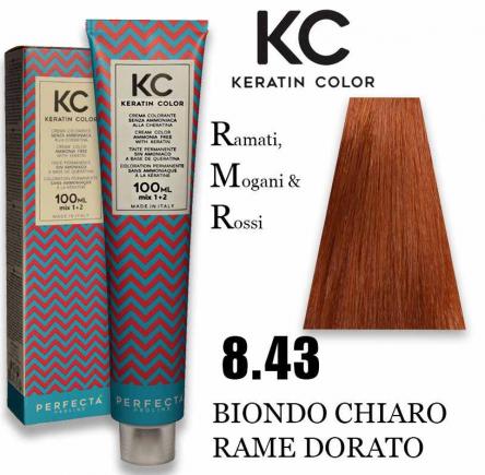 Kc keratin cream color 100 ml 8.43